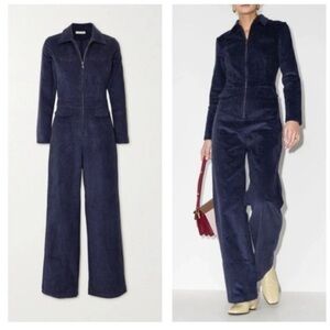 NWT Usisi Sister Jumpsuit Cissy Zip Up in Navy Corduroy